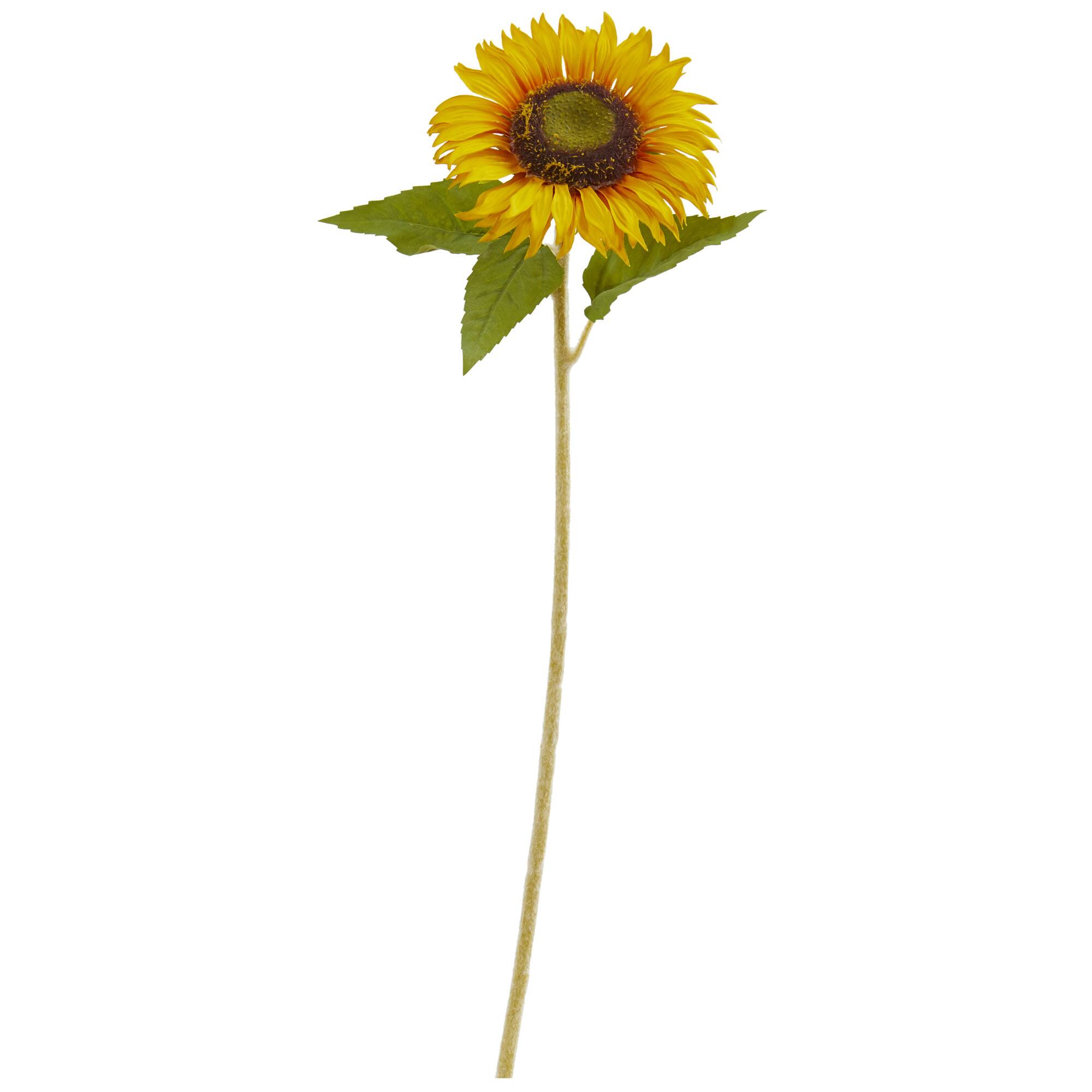 Yellow Sunflower Stem, 12ct.